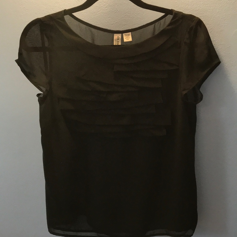 Esprit de.corp Black Blouse